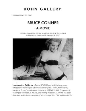 Bruce Conner a Movie