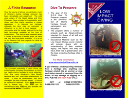 Low Impact Diving Course Material Will Provide Divers with An