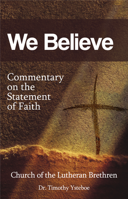 Commentary on the Statement of Faith