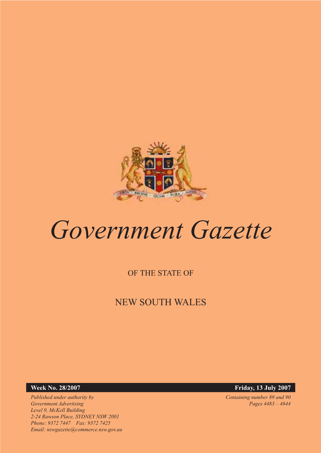 Government Gazette