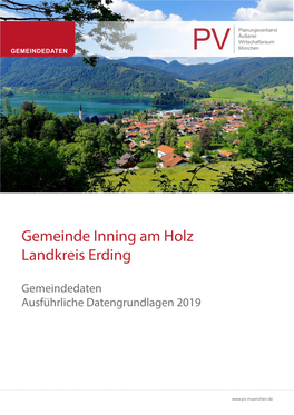 Gemeinde Inning Am Holz Landkreis Erding