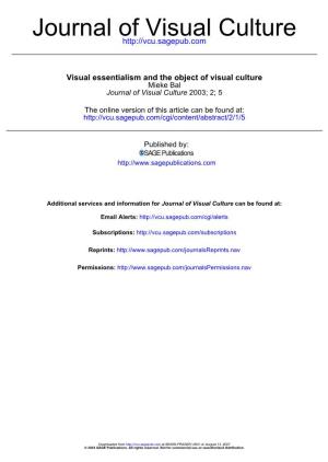 Journal of Visual Culture