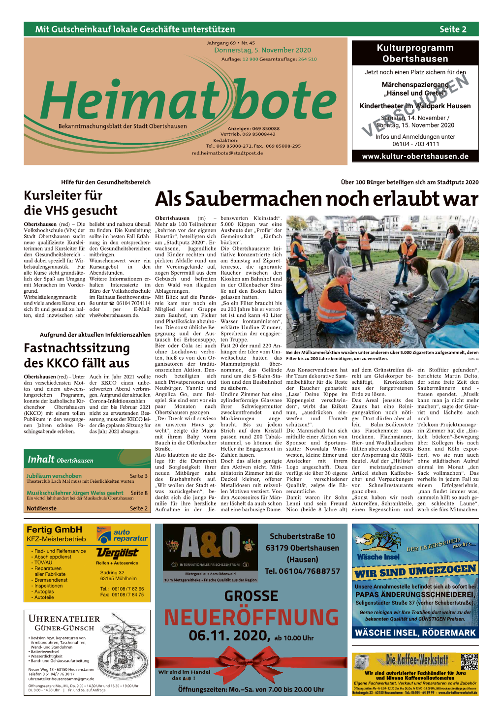 Heimatbote-Obertshausen-05.11.2020.Pdf