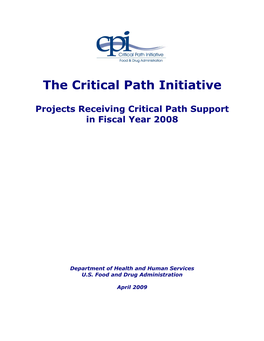 Office of Critical Path Programs