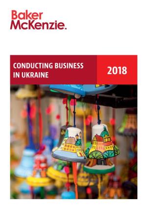 Conducting Business in Ukraine