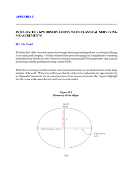 Integrating Gps Observations with Classical Surveying Measurements