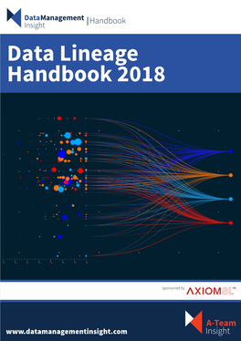 Data Lineage Handbook 2018