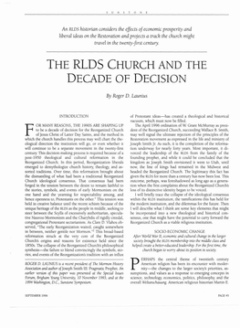 The Rlds Church And