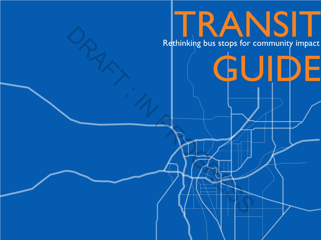 Rethinking Bus Stops Transit Guide