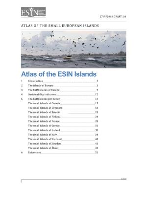 Atlas of the ESIN Islands 27.9