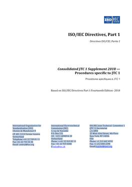 ISO/IEC Directives, Part 1