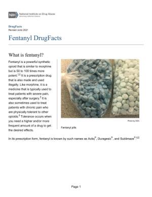 Fentanyl Drugfacts
