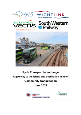 Ryde Transport Interchange Project Consultation Document FINAL