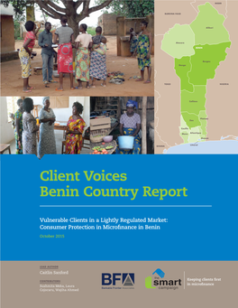 Client Voices Benin Country Report