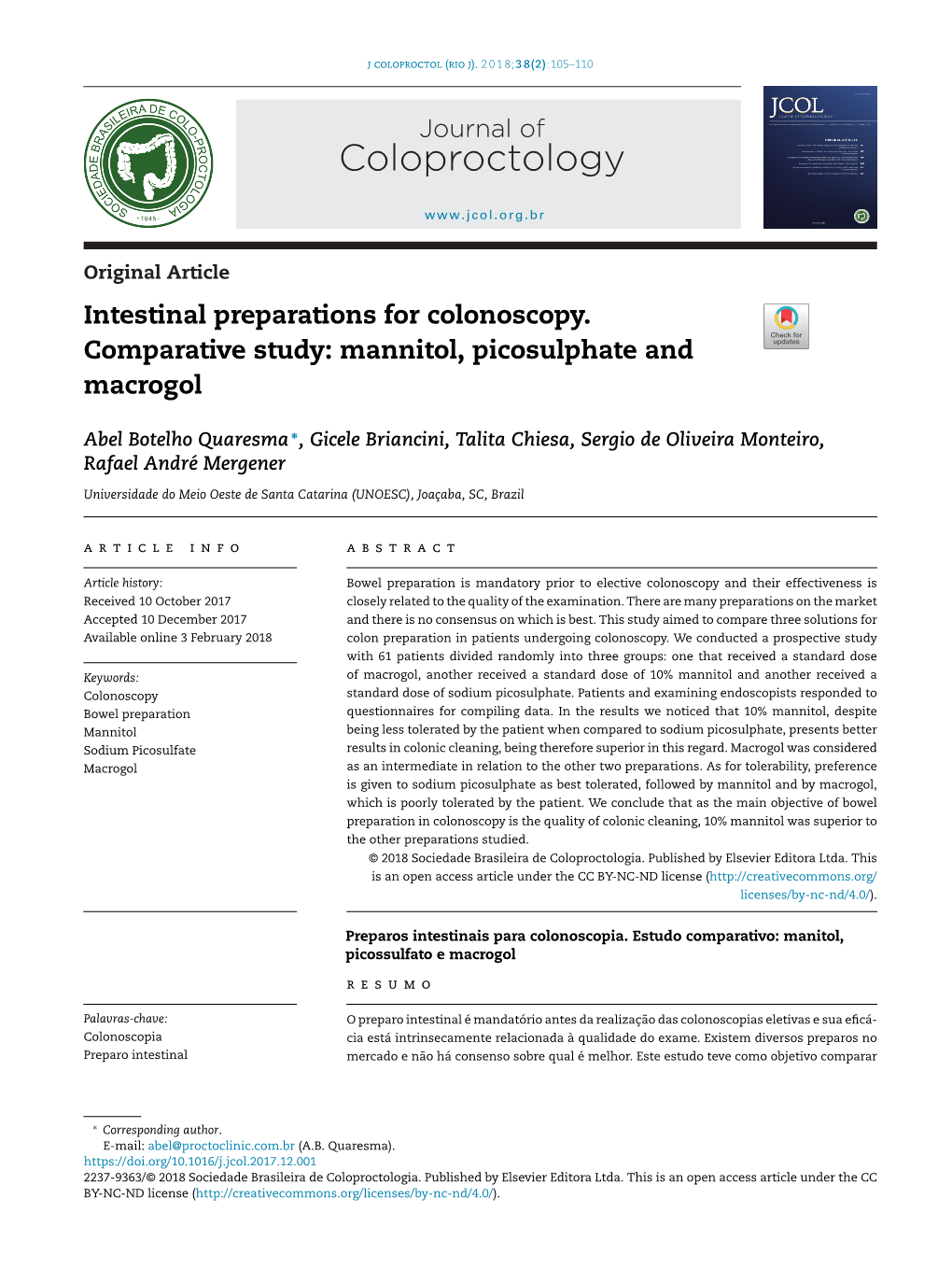 Mannitol, Picosulphate and Macrogol