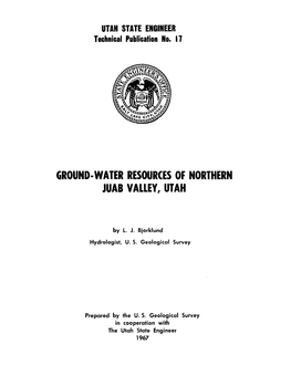 Ground-Water Resources of Northern Juab Valley, Utah