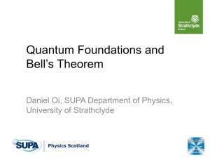 Quantum Foundations and Bell's Theorem