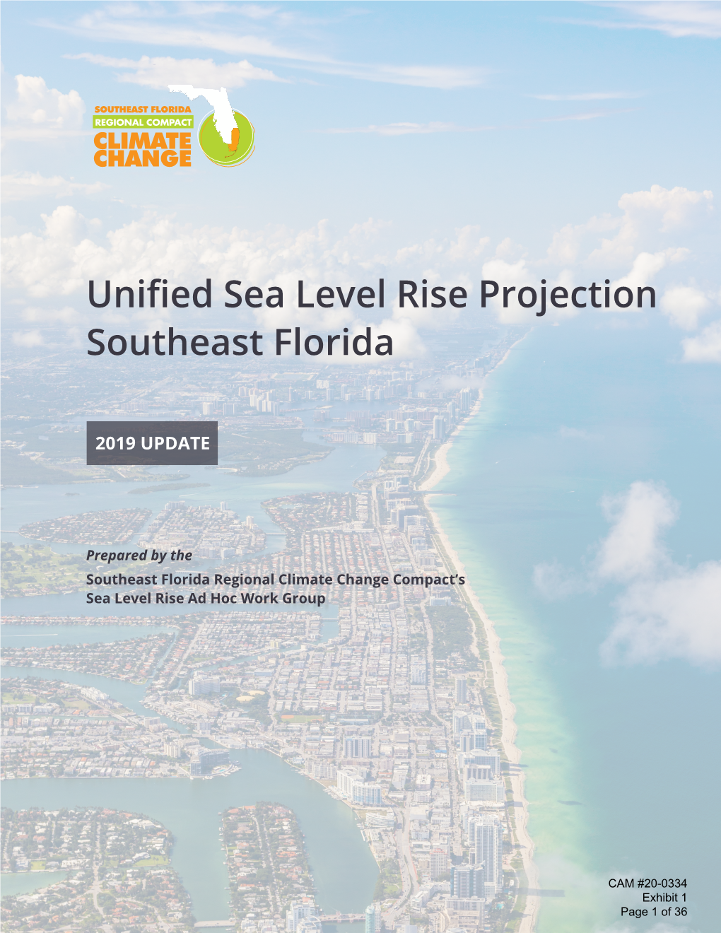 Unified Sea Level Rise Projection Southeast Florida