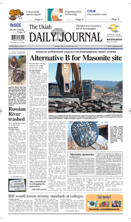 Alternative B for Masonite Site