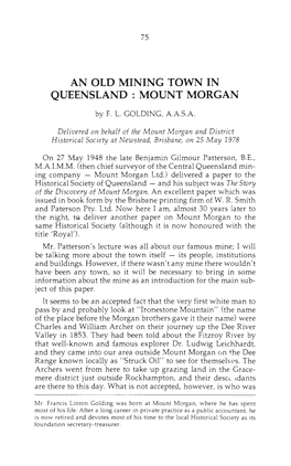 Mount Morgan