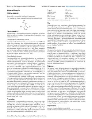 Metronidazole Property Information Molecular Weight 171.2A CAS No