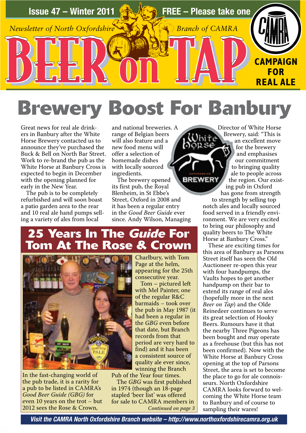 Brewery Boost for Banbury