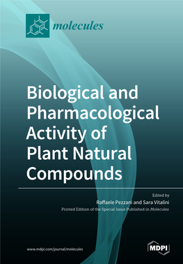 Biological and Pharmacological Activity of Plant Natural