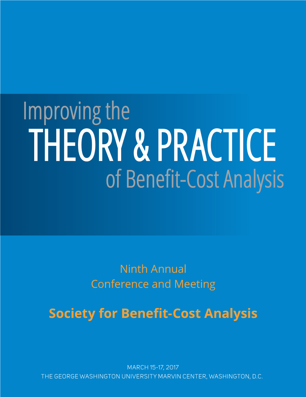 Society for Benefit-Cost Analysis