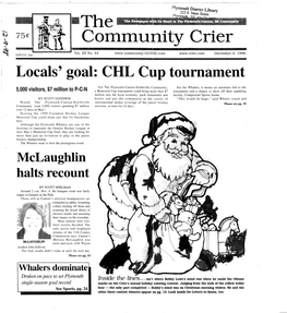 THE COMMUNITY CRIER: December 9,1998