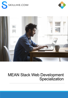MEAN Stack Web Development Specialization Contents
