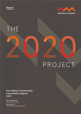 Report First Nations Community Consultation Report 2019