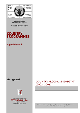 Country Programmes