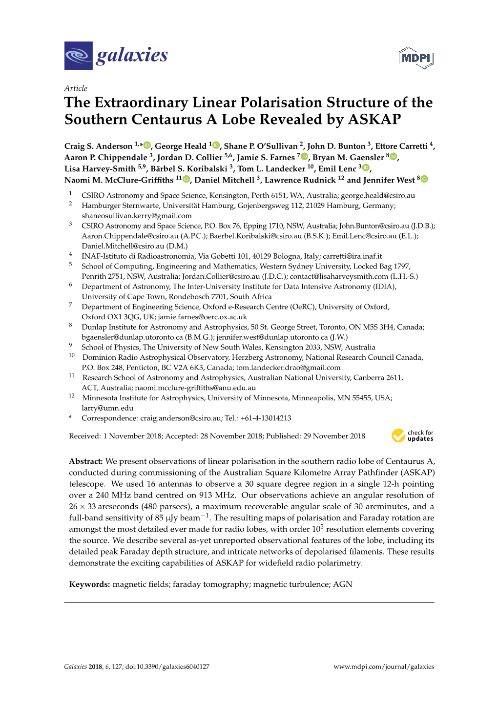 The Extraordinary Linear Polarisation Structure of the Southern Centaurus a Lobe Revealed by ASKAP