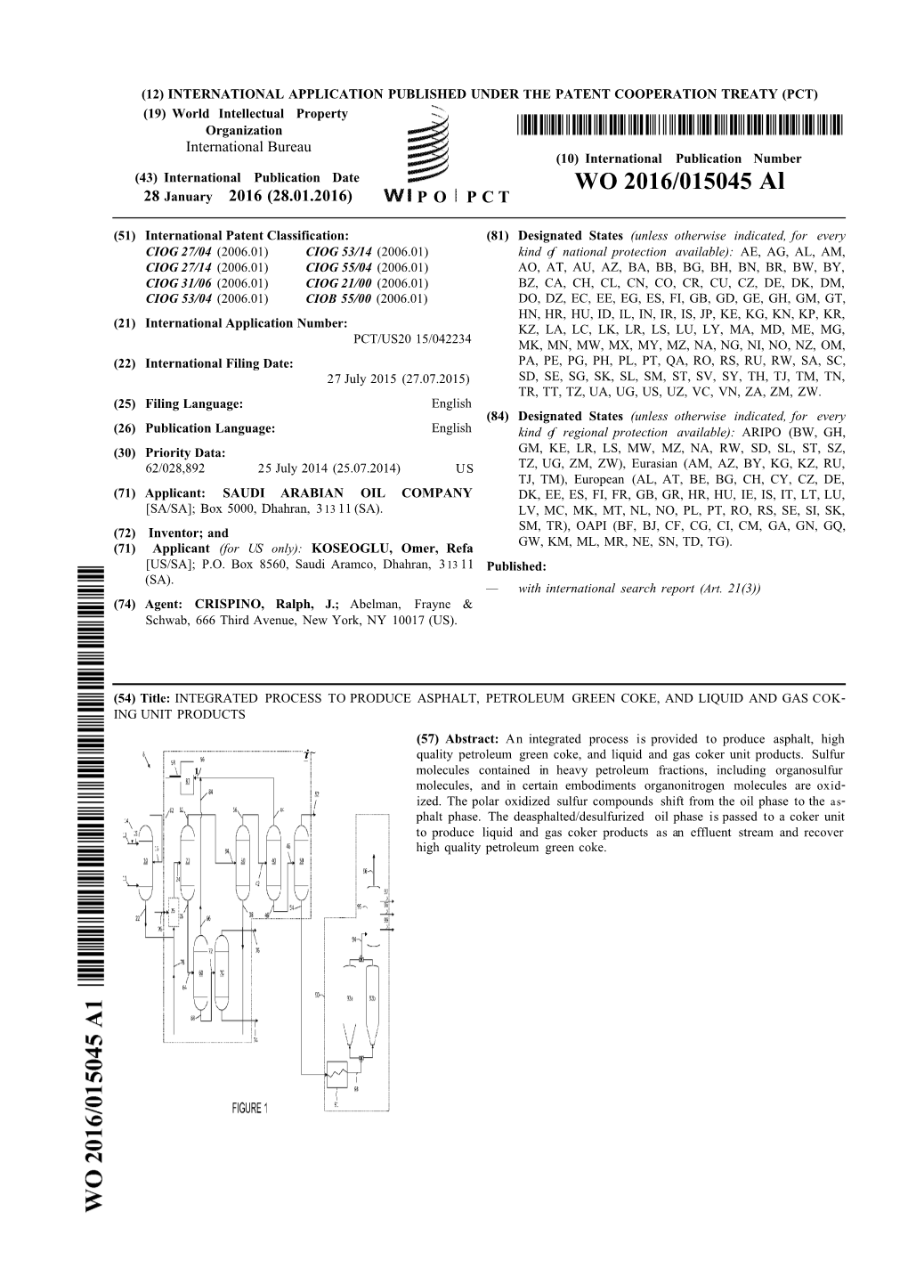 WO 2016/015045 Al 28 January 2016 (28.01.2016) P O P C T