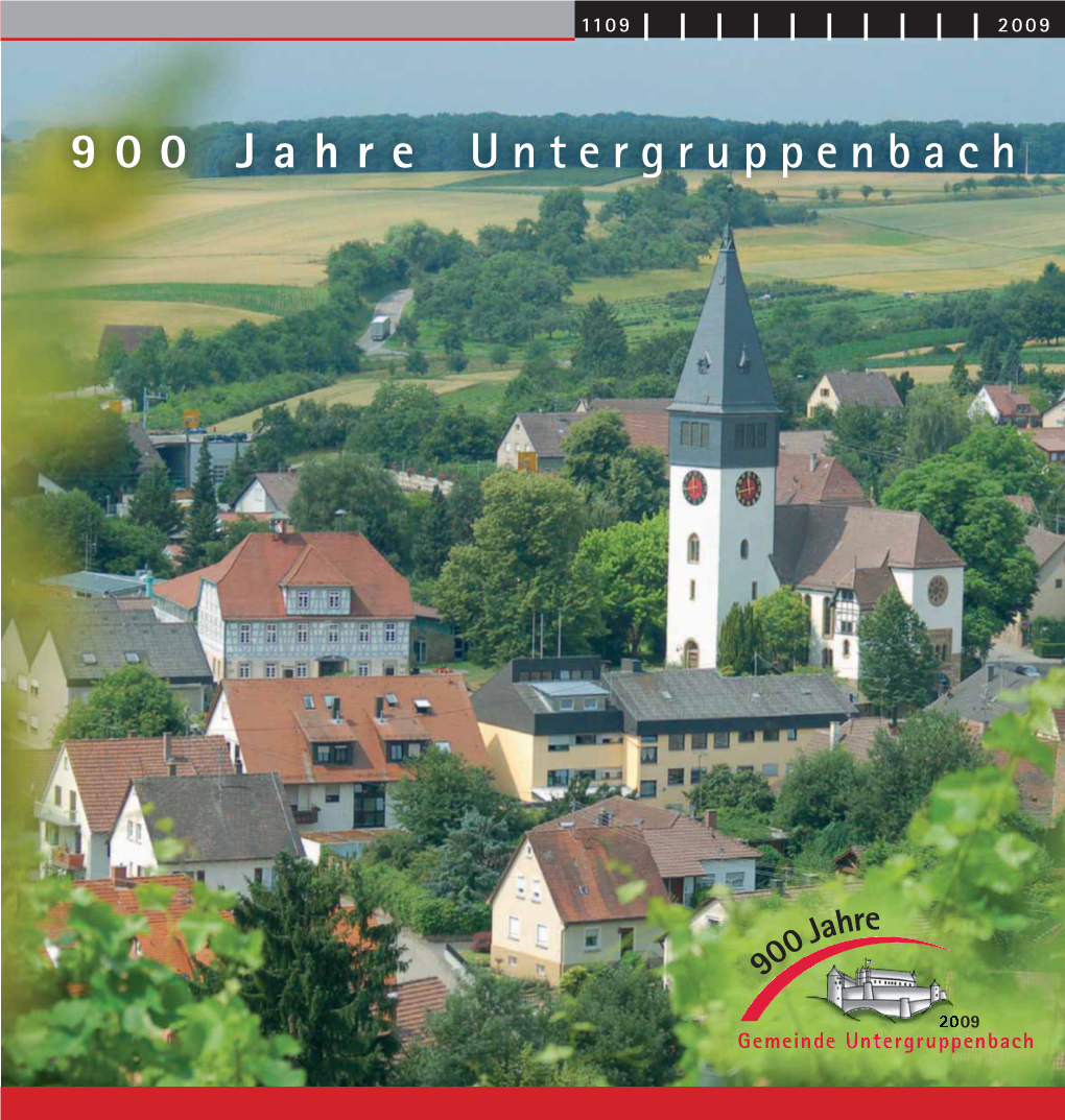 900 Jahre Untergruppenbach