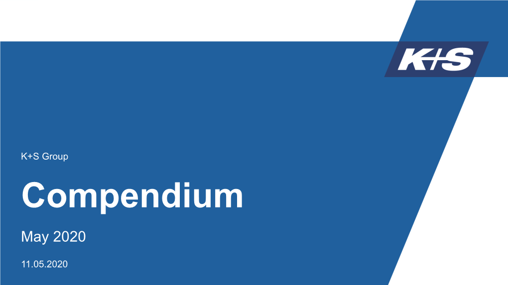 K+S Compendium May 2020 Global Presence¹