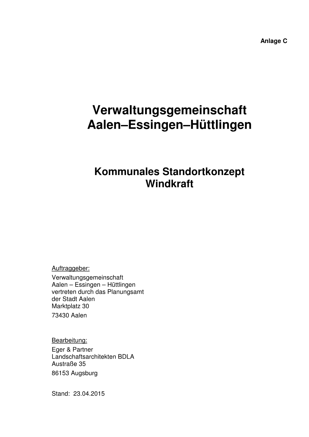 Verwaltungsgemeinschaft Aalen–Essingen–Hüttlingen