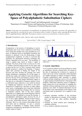 Space of Polyalphabetic Substitution Ciphers ���������������������������������� 89 ����� 