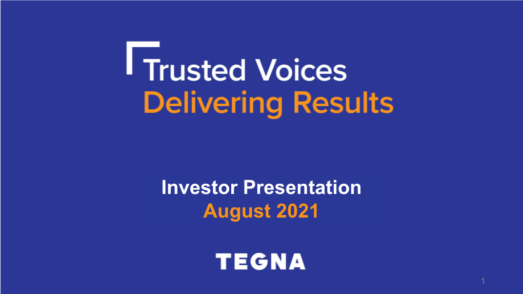 TEGNA Subscription Revenue