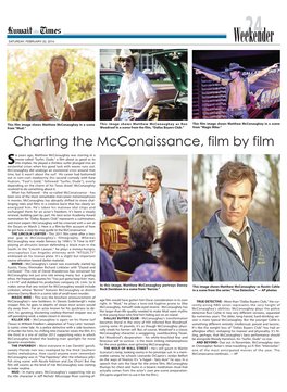 Charting the Mcconaissance, Film by Film