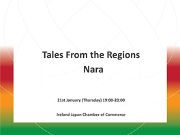 Tales from the Regions Nara Prefecture