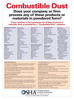 Combustible Dust Poster