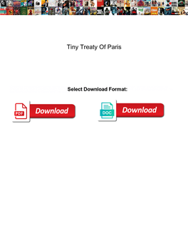 Tiny Treaty of Paris