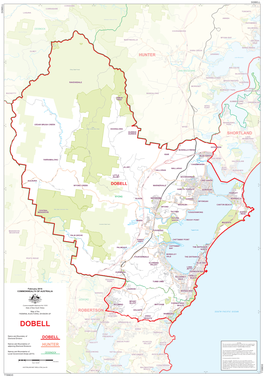 Detailed Map of the Electoral Division of Dobell
