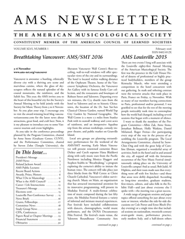 AMS Newsletter February 2016