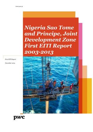 Nigeria Sao Tome and Principe, Joint Development Zone First EITI Report 2003-2013