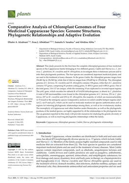 Genome Structures, Phylogenetic Relationships and Adaptive Evolution