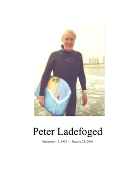 Peter Ladefoged