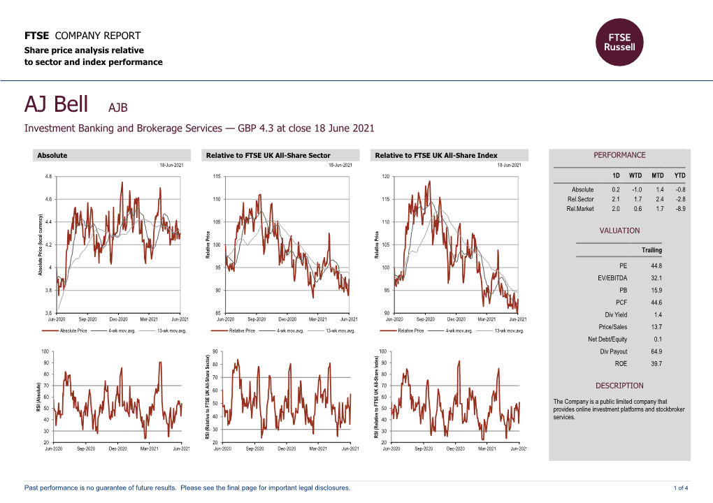 FTSE Factsheet