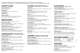 Tacos Ensaladas Postres Sánguches Aperitivos